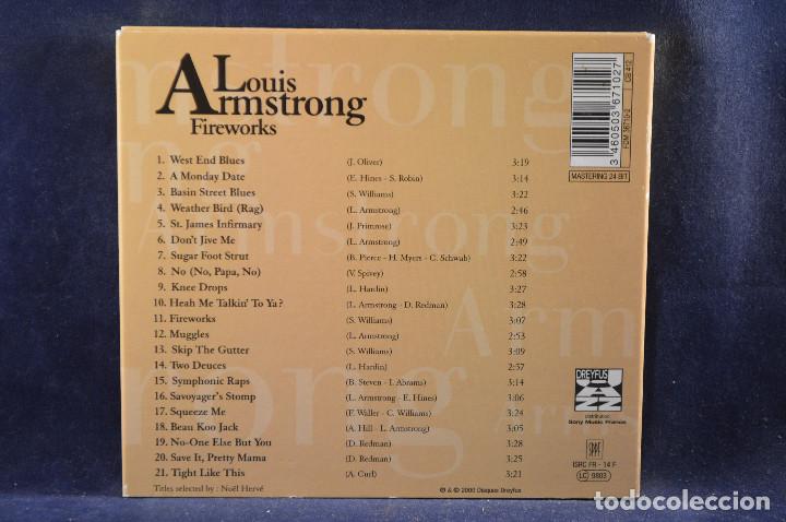 CDs de m&uacute;sica: LOUIS ARMSTRONG - FIREWORKS - CD - Foto 2