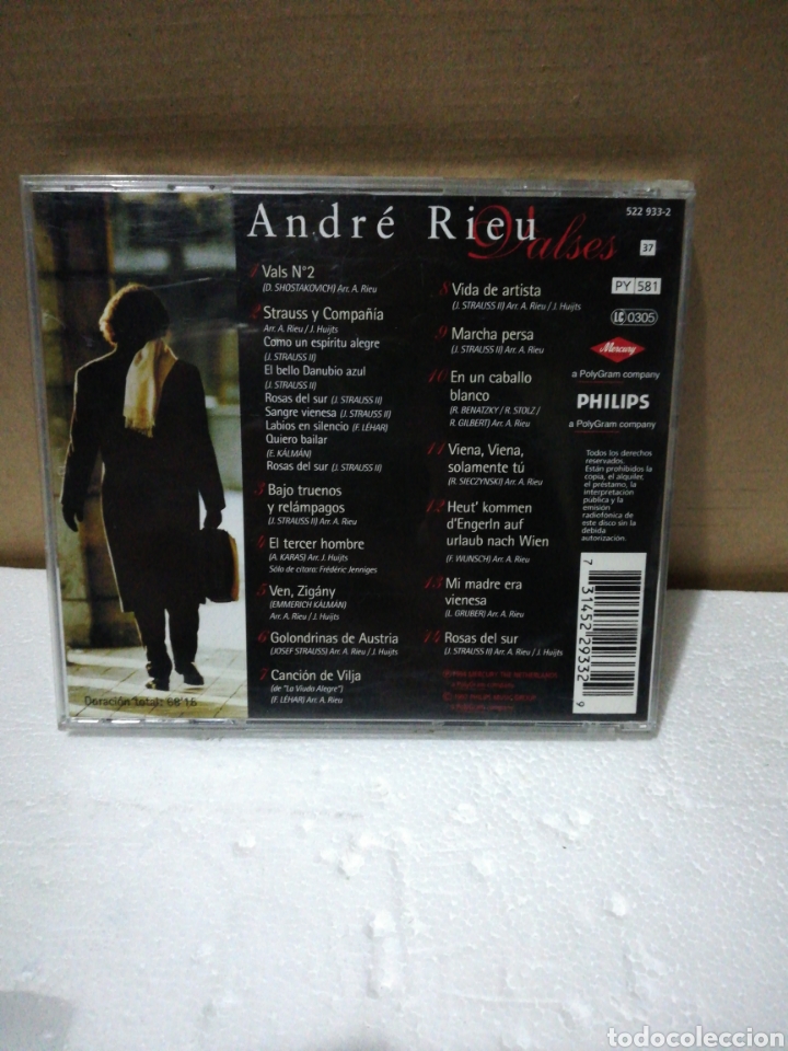 CDs de m&uacute;sica: CD Andr&eacute; Rieu. Valses - Foto 2