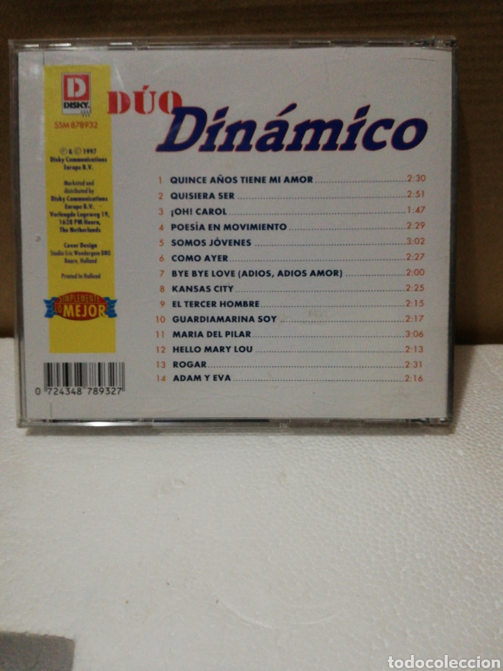 CDs de m&uacute;sica: CD d&uacute;o din&aacute;mico - Foto 2