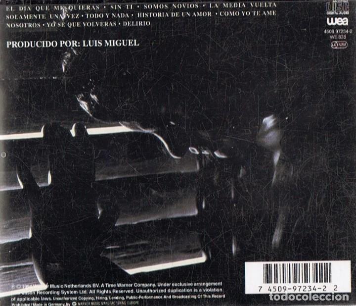 CDs de m&uacute;sica: LUIS MIGUEL &uml;SEGUNDO ROMANCE&uml; (CD) - Foto 2