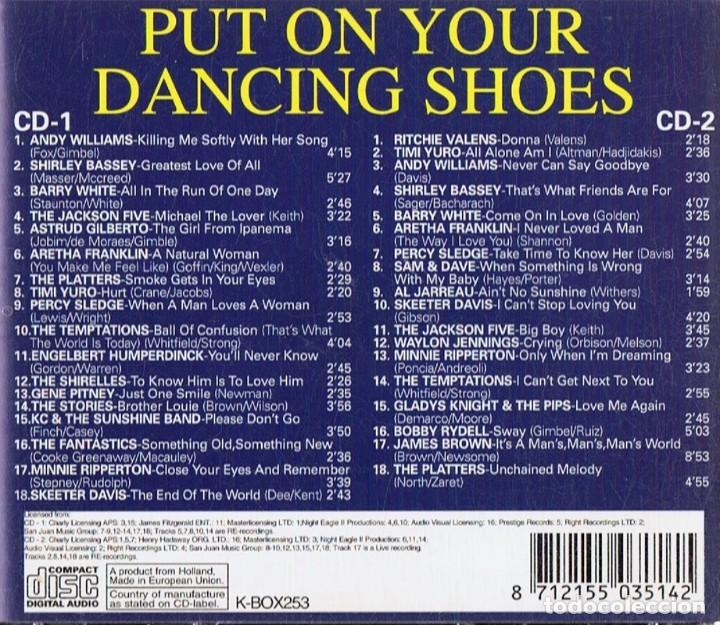 CDs de m&uacute;sica: PUT ON YOUR DANCING SHOES ( 2 CD&acute;S) - Foto 2