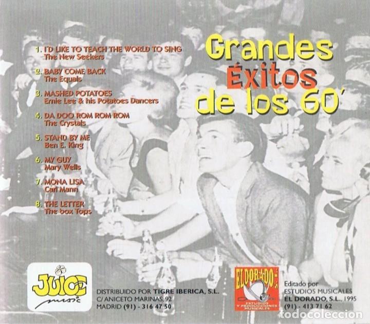 CDs de m&uacute;sica: GRANDES &Eacute;XITOS DE LOS 60 (CD) - Foto 2