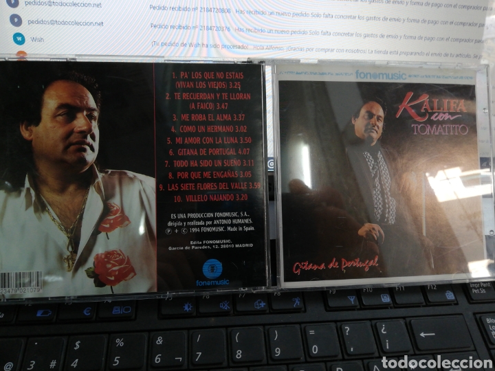 Music CDs: Kalifa con tomatito CD gitana de Portugal 1994