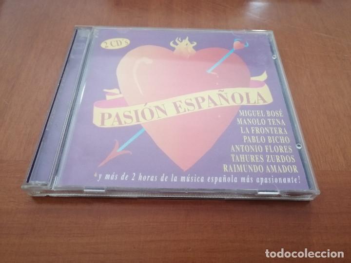 Musik-CDs: PASI&Oacute;N ESPA&Ntilde;OLA. DOBLE CD. RECOPILATORIO. BANDAS ESPA&Ntilde;OLAS. BUEN ESTADO