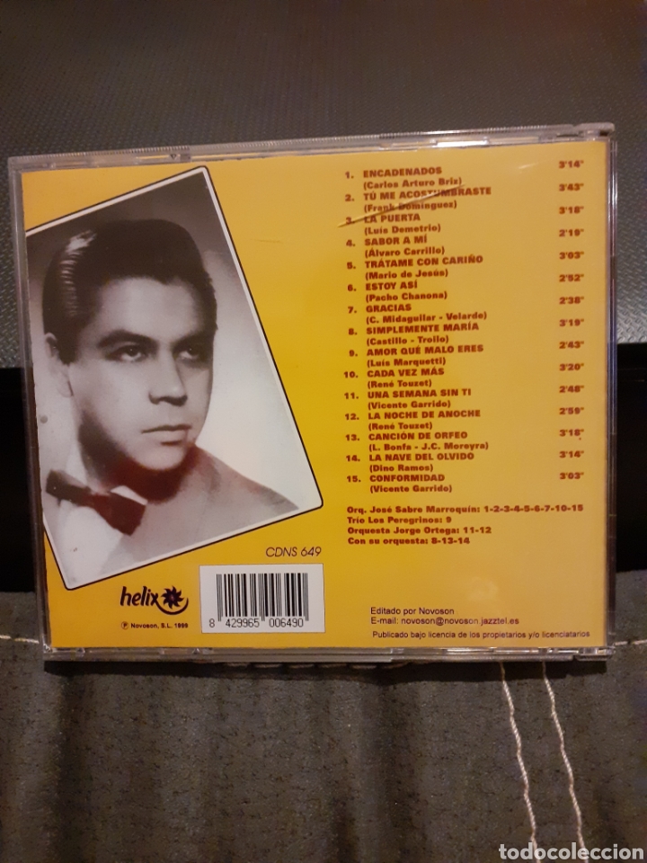 CDs de m&uacute;sica: LUCHO GATICA. SELECCI&Oacute;N DE BOLEROS. - Foto 2