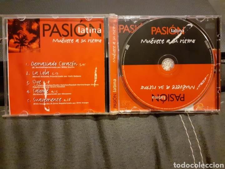 CDs de m&uacute;sica: PASI&Oacute;N LATINA. - Foto 3