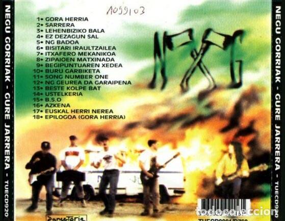 CDs de m&uacute;sica: NEGU GORRIAK - Gure jarrera (CD) - Foto 2