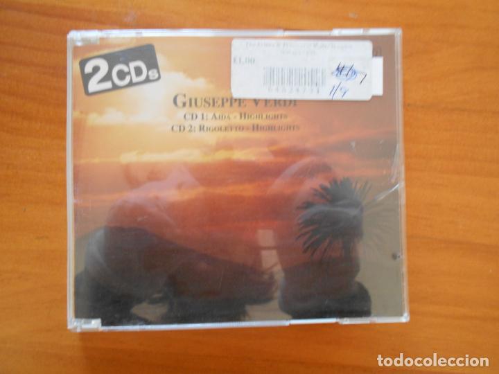 CDs de m&uacute;sica: CD GIUSEPPE VERDI - AIDA - RIGOLETTO (HIGHLIGHTS) (2 CDS) (M3) - Foto 1