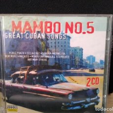 CDs de Música: MAMBO Nº5 GREAT CUBAN SONGS 2 CDS -VARIOS ARTISTAS IMPORTADO. Lote 195091093