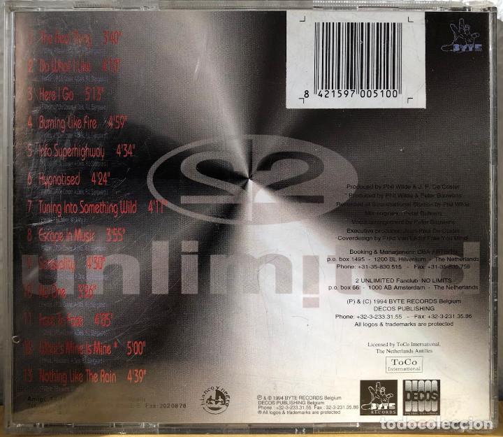 CDs de m&uacute;sica: 2 UNLIMITED Cd &Aacute;lbum - Foto 2