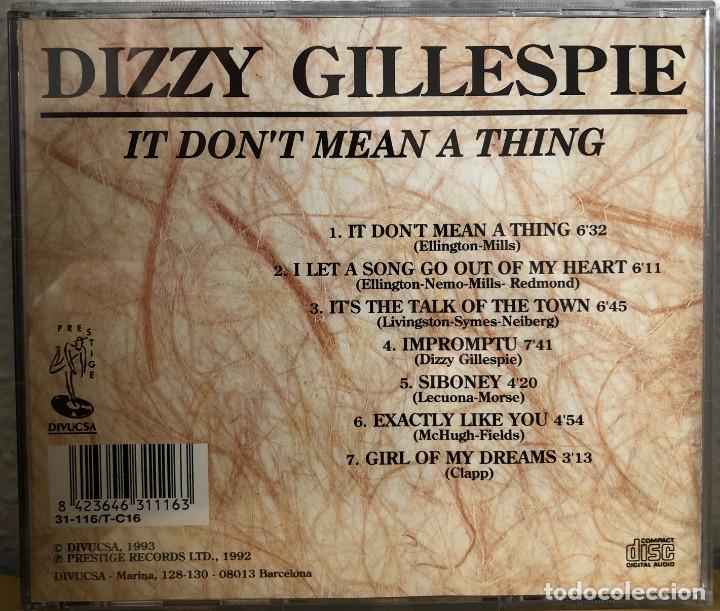CDs de m&uacute;sica: DIZZY GILLESPIE Cd &Aacute;lbum - Foto 2