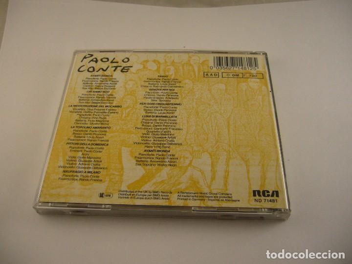 CDs de m&uacute;sica: Paolo Conte Avanti Bionda - Foto 2