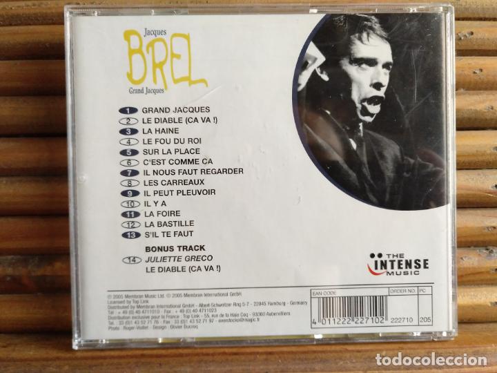 CDs de m&uacute;sica: Jacques Brel. Grand Jacques. CD - Foto 2