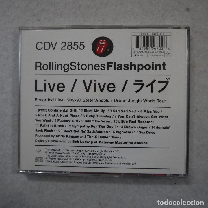 CDs de m&uacute;sica: ROLLING STONES - FLASHPOINT - CD 1991 - Foto 2
