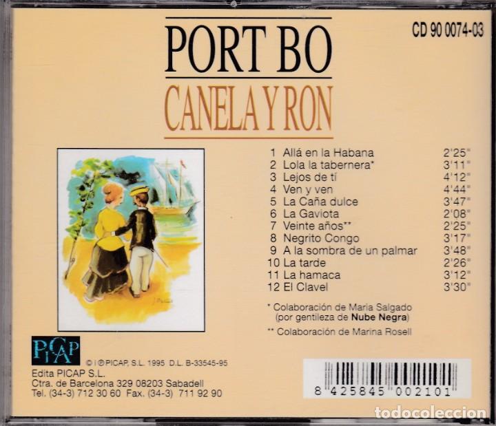 CDs de m&uacute;sica: Port Bo - Canela y Ron - CD - Foto 2