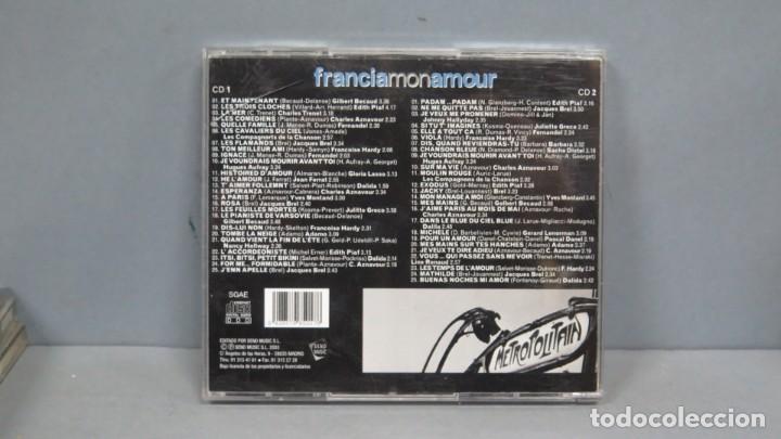 CDs de m&uacute;sica: 2 CD. FRANCIA MON AMOUR - Foto 2