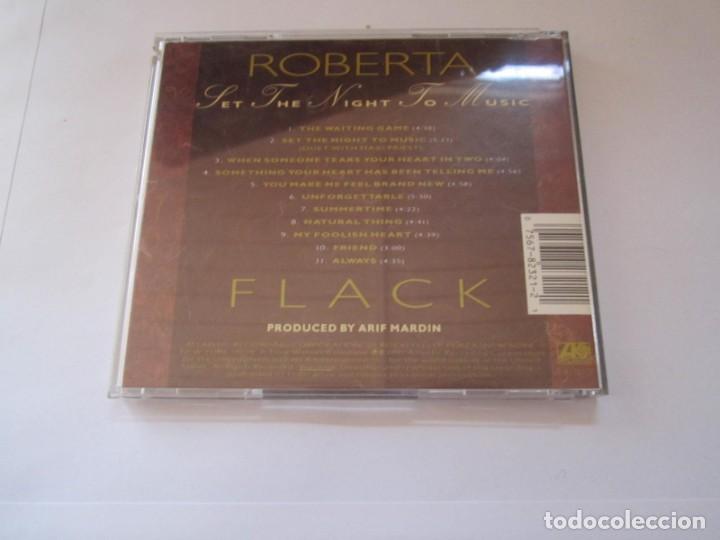 CDs de m&uacute;sica: (178) CD ROBERTA FLACK SET THE NIGHT TO MSIC - Foto 3