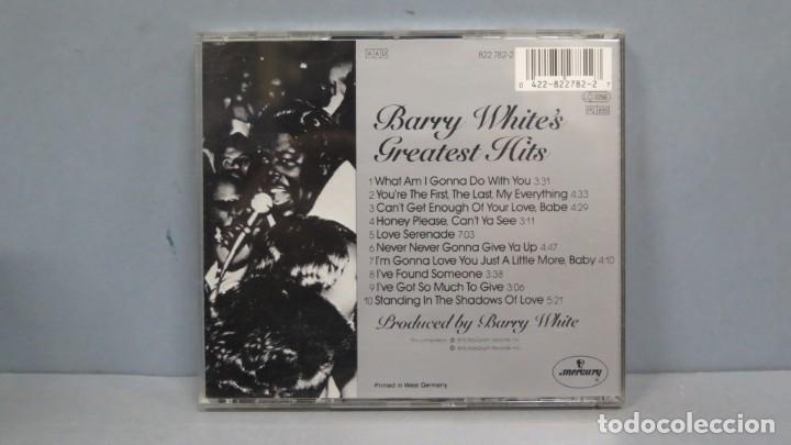 CDs de m&uacute;sica: CD. BARRY WHITE&acute;S. GREATEST HITS - Foto 2
