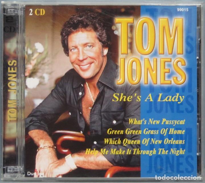 CDs de m&uacute;sica: 2 CD. TOM JONES. SHE&acute;S A LADY - Foto 1