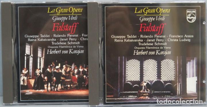 CDs de m&uacute;sica: 2 CD. FALSTAFF. VERDI. LA GRAN OPERA - Foto 1