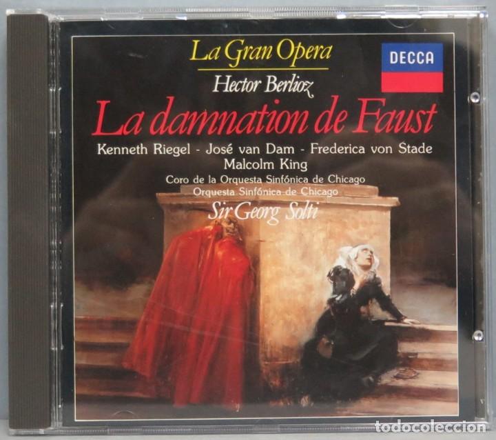 CDs de m&uacute;sica: CD. LA DAMNATION DE FAUST. HERLIOZ - Foto 1