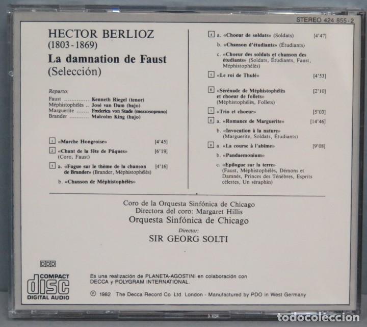 CDs de m&uacute;sica: CD. LA DAMNATION DE FAUST. HERLIOZ - Foto 2