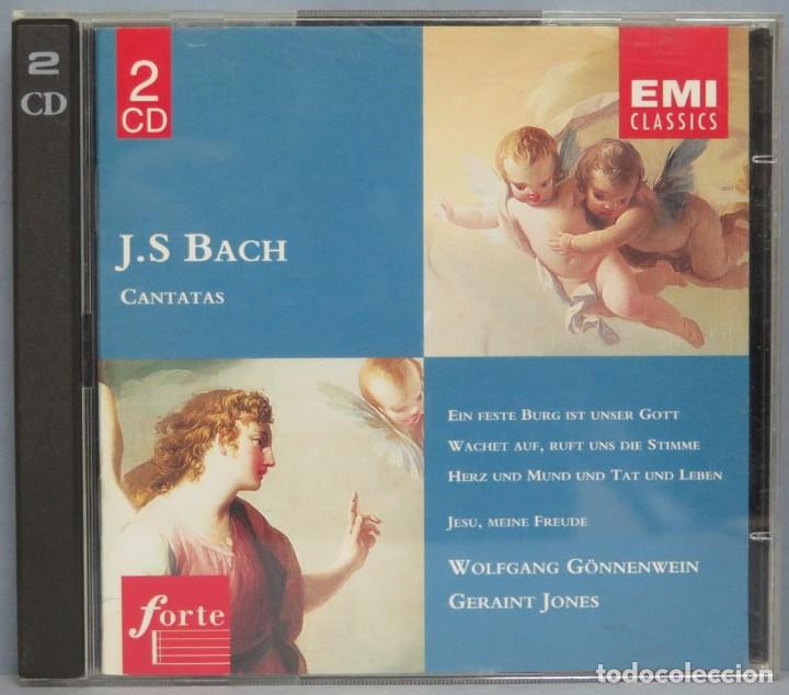 CDs de m&uacute;sica: 2 CD. BACH. CANTATAS. EMI - Foto 1