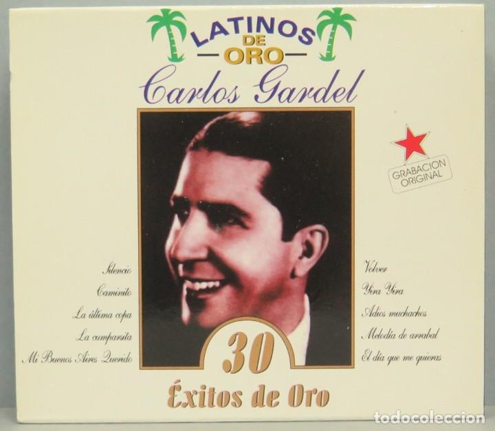 CDs de m&uacute;sica: 2 CD. CARLOS GARDEL. 30 EXITOS DE ORO - Foto 1