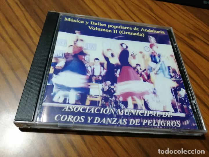 Music CDs: MUSICA Y BAILES POPULARES DE ANDALUCIA. II PELIGROS. COROS Y DANZA DE PELIGROS. BUEN ESTADO. DIFICIL