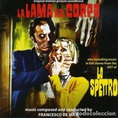 CDs de Música: LA LAMA NEL CORPO + LO SPETTRO / FRANCESCO DE MASI ‎CD BSO - DIGITMOVIES. Lote 195790366