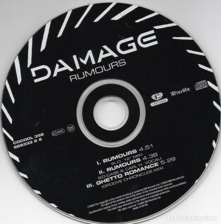 CDs de m&uacute;sica: DAMAGE - Rumours - CD Single - UK 2000 - Cooltempo &lrm;- CDCOOL 352 - Foto 2