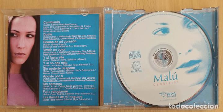 CDs de m&uacute;sica: MALU (CAMBIARAS) CD 1999 - Foto 3