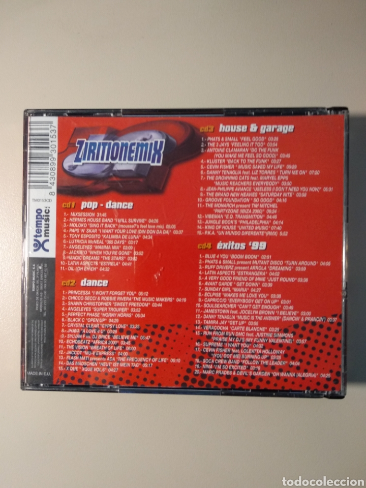 CDs de m&uacute;sica: ZIRITIONEMIX - Foto 4