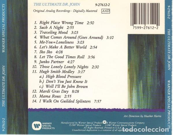 CDs de m&uacute;sica: Dr. John - The Ultimate Dr. John - CD - Foto 2