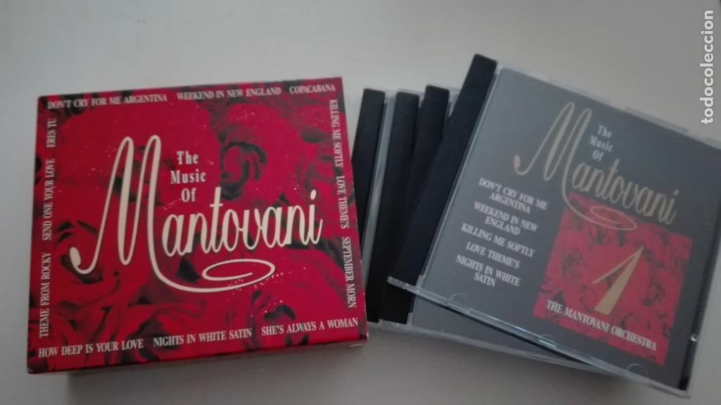 CDs de M&uacute;sica: Montovani 4 CDs The Mantovani Orchestra Disky 1993