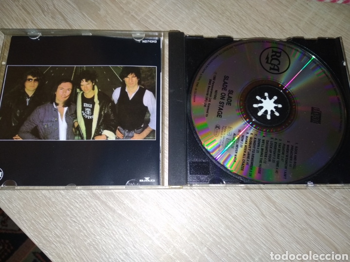 CDs de m&uacute;sica: CD SLADE ON STAGE. 1982 RCA. - Foto 2