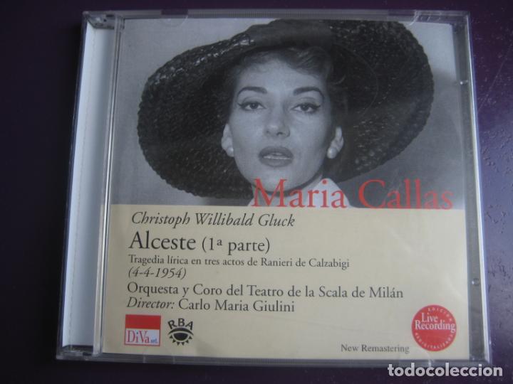 CDs de m&uacute;sica: MARIA CALLAS CD RBA 2000 - ALCESTE 1&ordf; PARTE (4-4-1954) - CARLO M&ordf; GIULINI - DIRIA Q SIN USO