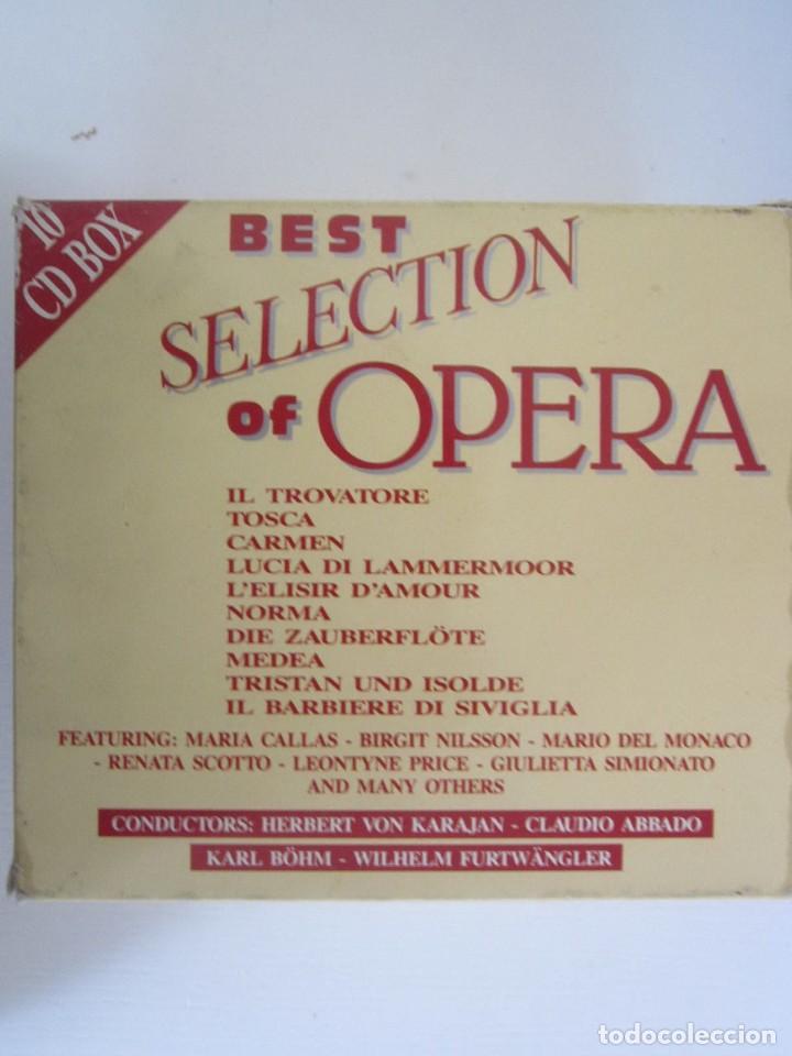 CDs de m&uacute;sica: (521) CD BEST SELECTION OPERA 10 DISC. - Foto 1