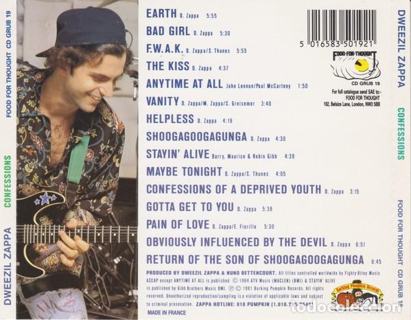 CDs de m&uacute;sica: Dweezil Zappa - Confessions  - CD - Foto 2