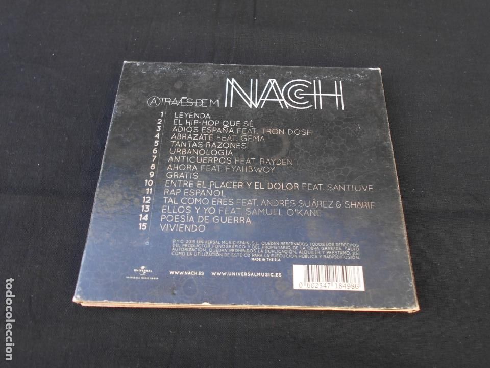 CDs de m&uacute;sica: NACH - ATRAVES DE MI - UNIVERSAL 2015 - Foto 2