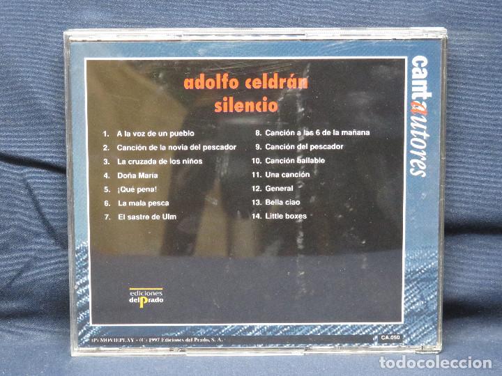 CDs de m&uacute;sica: ADOLFO CELDRAN - SILENCIO - CD - Foto 2