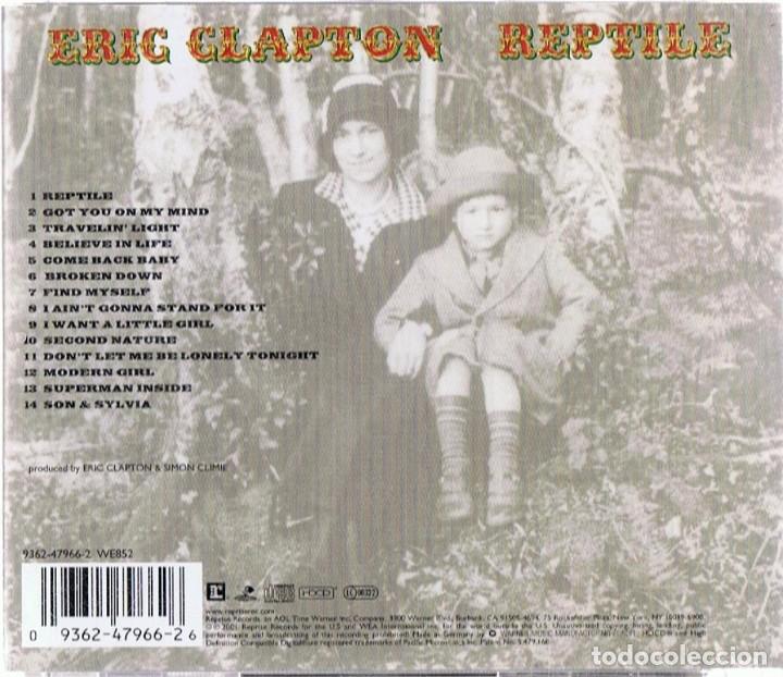 CDs de m&uacute;sica: ERIC CLAPTON &uml;REPTILE&uml; - Foto 2