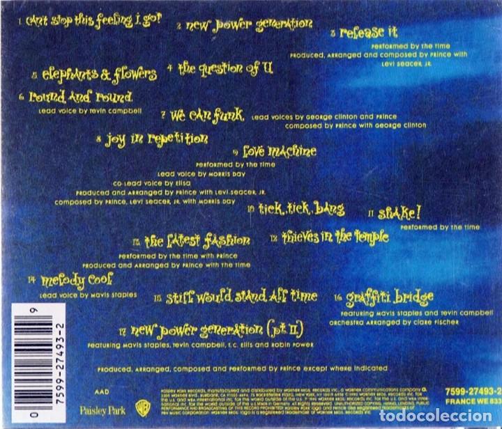 CDs de m&uacute;sica: PRINCE &uml;MUSIC FROM GRAFFITI BRIDGE&uml; - Foto 2