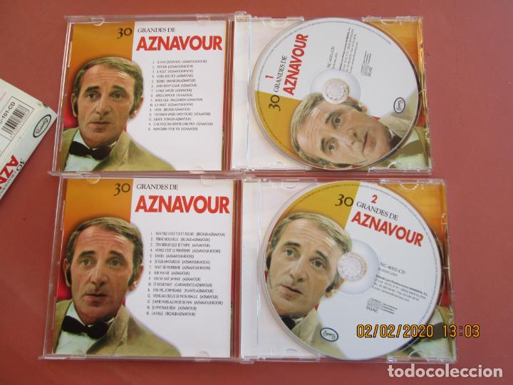 CDs de m&uacute;sica: AZNAVOUR , 30 GRANDES , 2CD - Foto 2