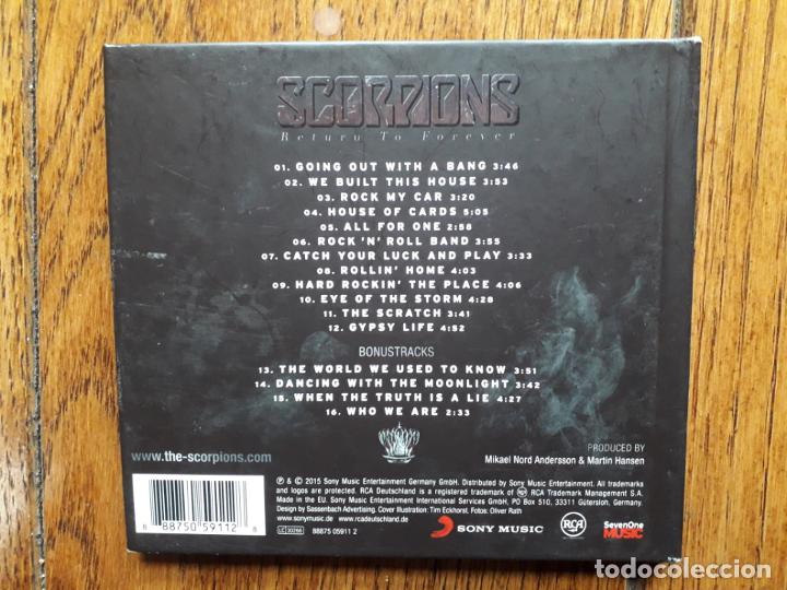 CDs de m&uacute;sica: Scorpions - return to forever - Foto 3