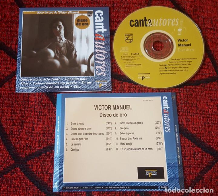 CDs de m&uacute;sica: VICTOR MANUEL ** Disco de Oro ** CD ORIGINAL 1997 - Foto 1