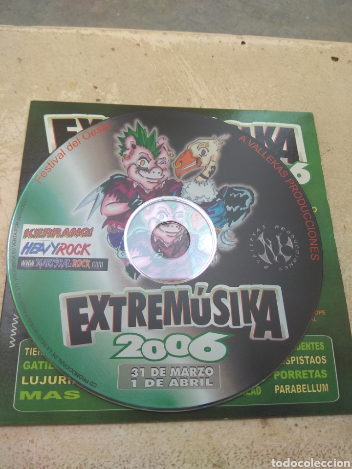 CD de Música: CD Extremúsica 2006 Festival del Oeste - Tierra Santa - Reincidentes - Boikot - Kreator - Hamlet ...