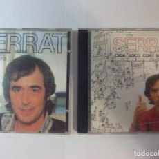 CD de Música: LOTE 2 CD SERRAT EN TRANSITO CADA LOCO CON SU TEMA. Lote 197501820