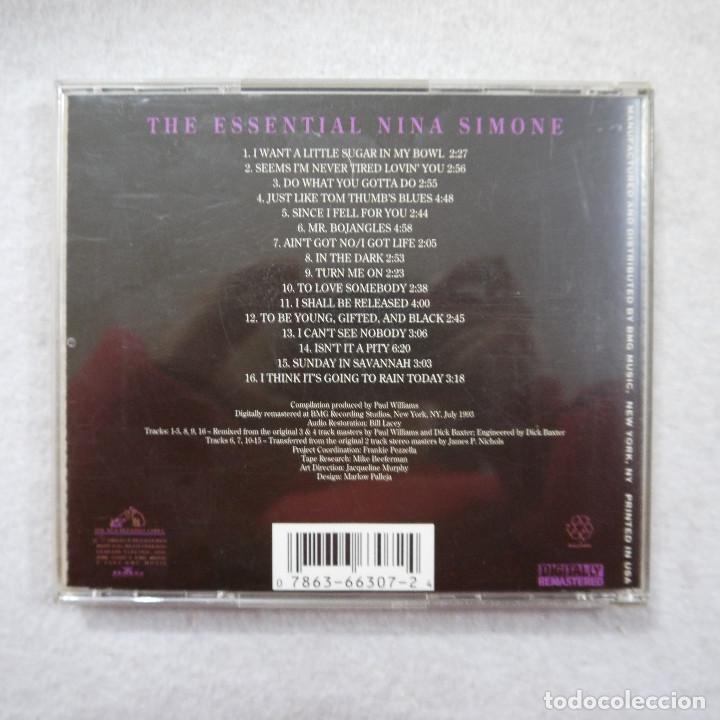 CDs de m&uacute;sica: NINA SIMONE - THE ESSENTIAL - CD 1993 - Foto 2