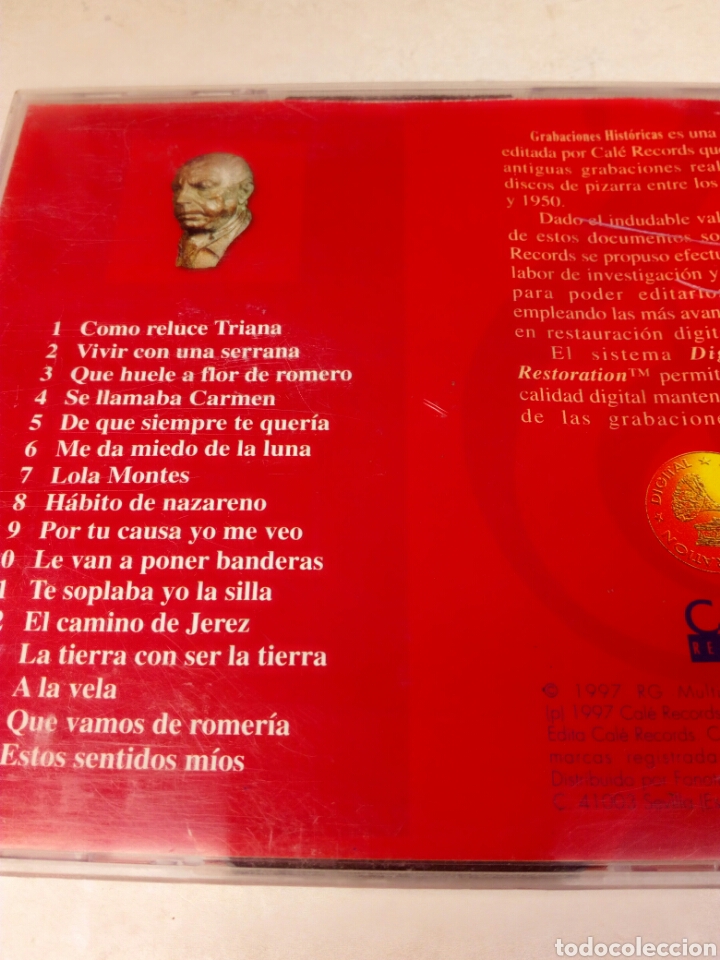 CDs de m&uacute;sica: CD Antonio Mairena - Foto 2
